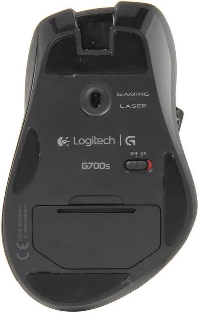 Alt view image 6 of 7 - Logitech G700s 910-003584 Black Wired / Wireless Laser Rechargeable Gaming Mouse