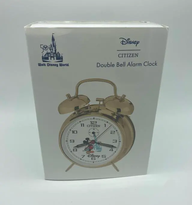 Main image of Disney 50th Anniversary Mickey Citizen Double Bell Alarm Clock