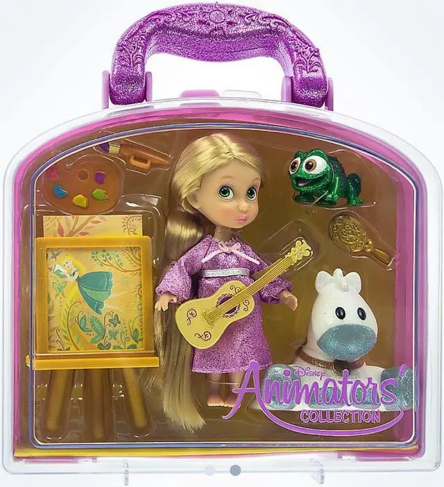 Main image of Disney Animators' Collection Rapunzel & Friends Mini Doll Play Set