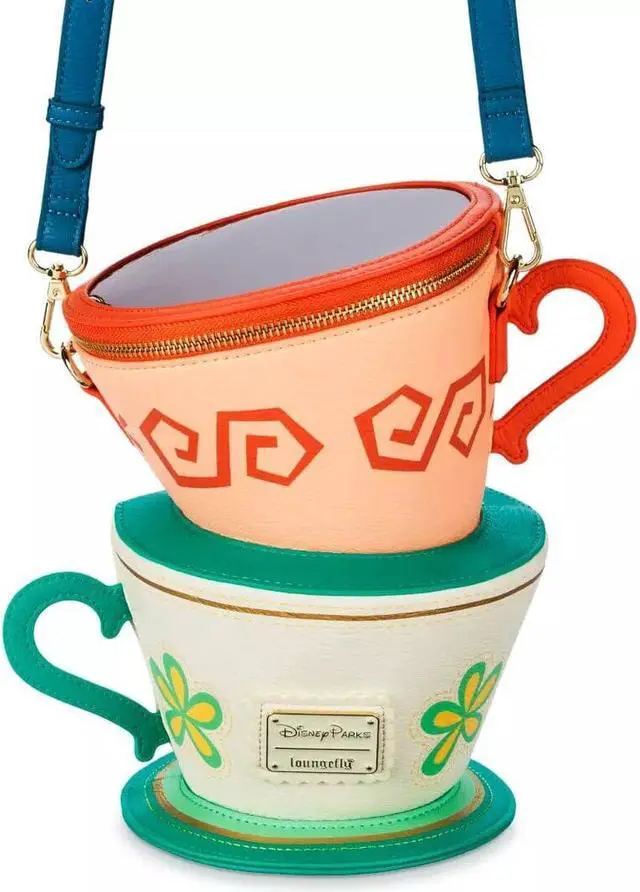 Main image of Disney Loungefly Alice in Wonderland Mad Hatter Teacups Crossbody Bag D23 Expo