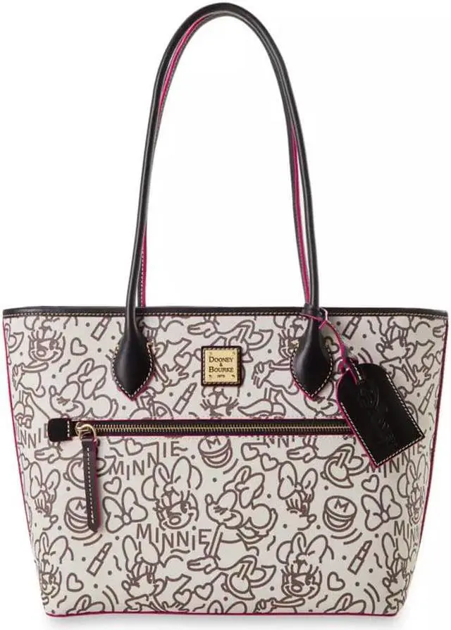 Main image of Disney Minnie Mouse Line Art Dooney & Bourke Tote Bag