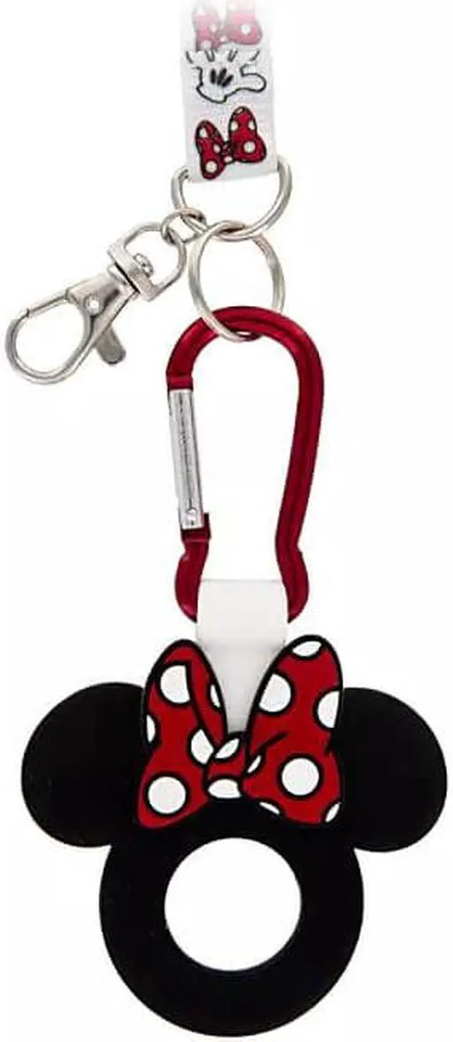 Main image of Disney Minnie Mouse Water Bottle Holder with Lanyard