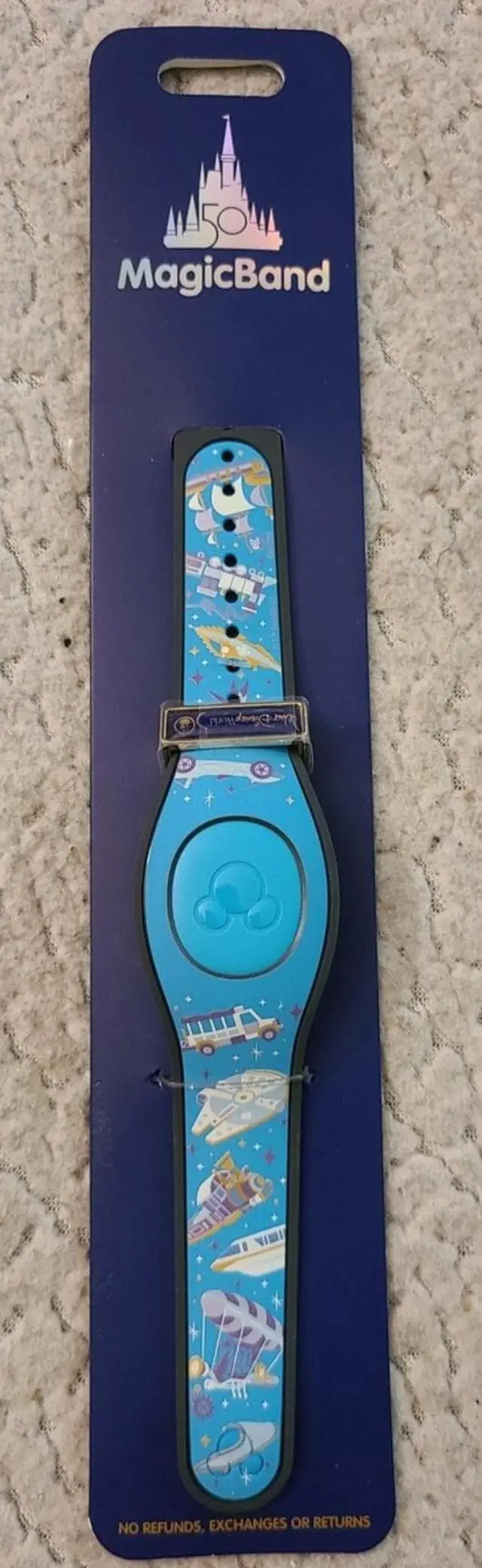Main image of Disney Parks 50th Anniversary Celebration Transportation Modes Magic Band 2 - Link it Later