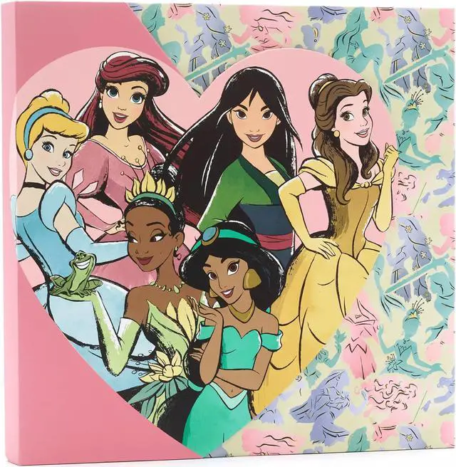 Main image of Disney Princess Activity Art Coloring and Paint Set Book with Pencils and Brushes