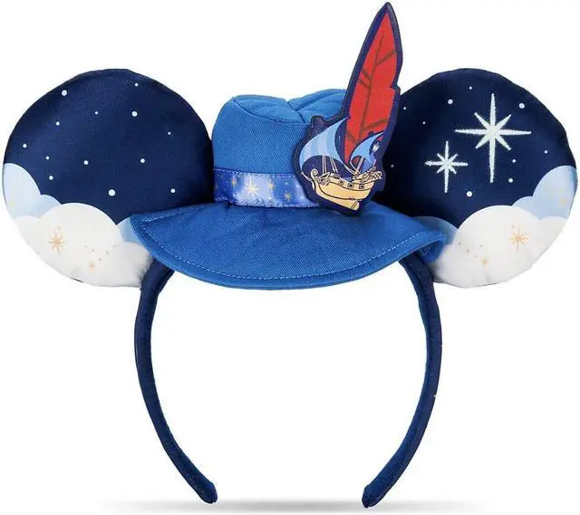 Main image of Disney World 50th Mickey Peter Pan's Flight Main Attraction Headband Ears