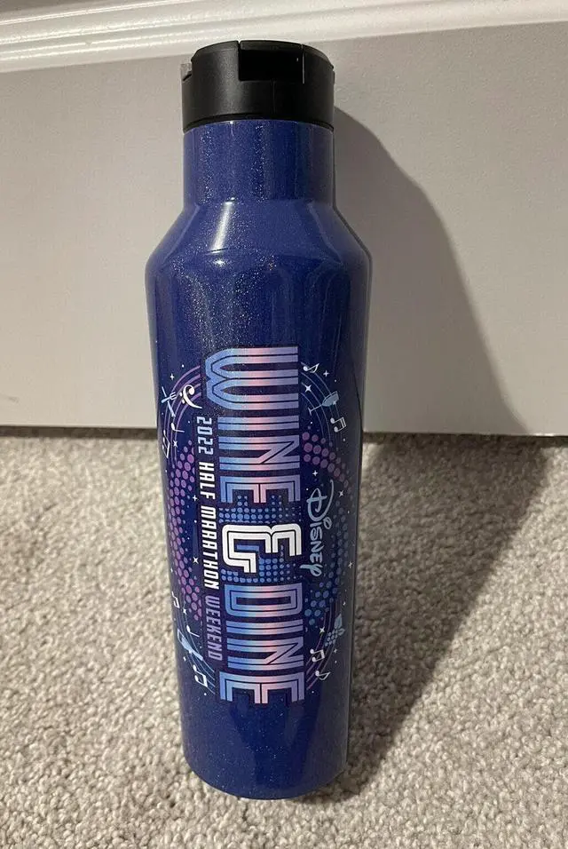 Main image of Disney Wine & Dine 2022 Half Marathon runDisney Weekend Corkcicle Stainless Steel Canteen Drinking Bottle