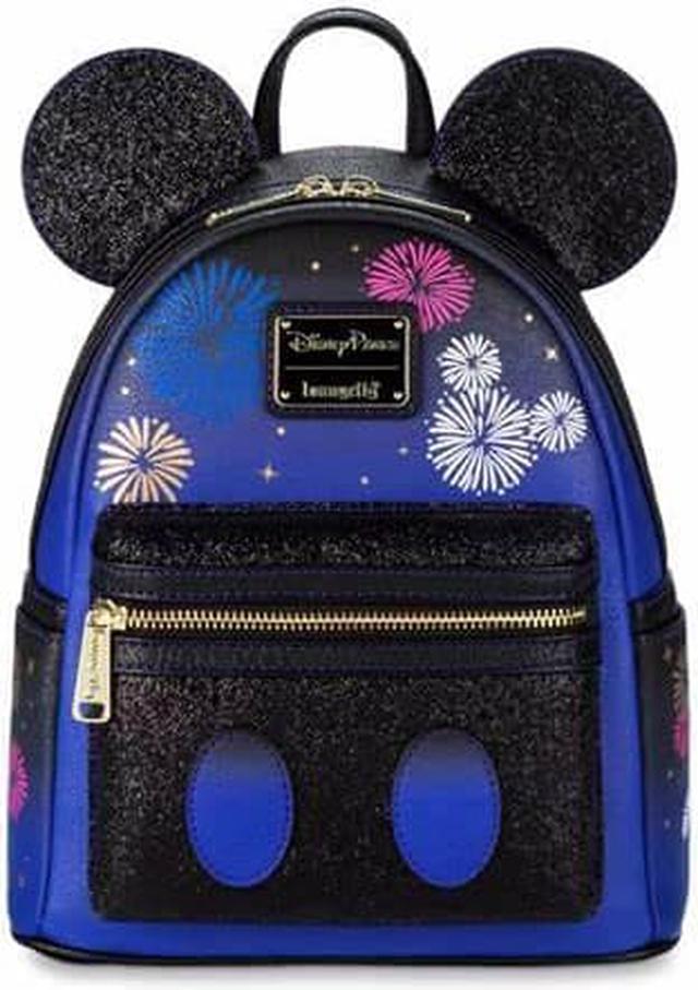 Loungefly x Disney Mickey & Minnie Mouse Floral Mini Backpack Handbag –  Open and Clothing