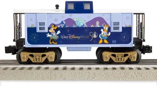 Alt view image 4 of 7 - Disney 50th Anniversary Express O-Gauge Ready-to-Run Electric Lionel Train Set with Remote