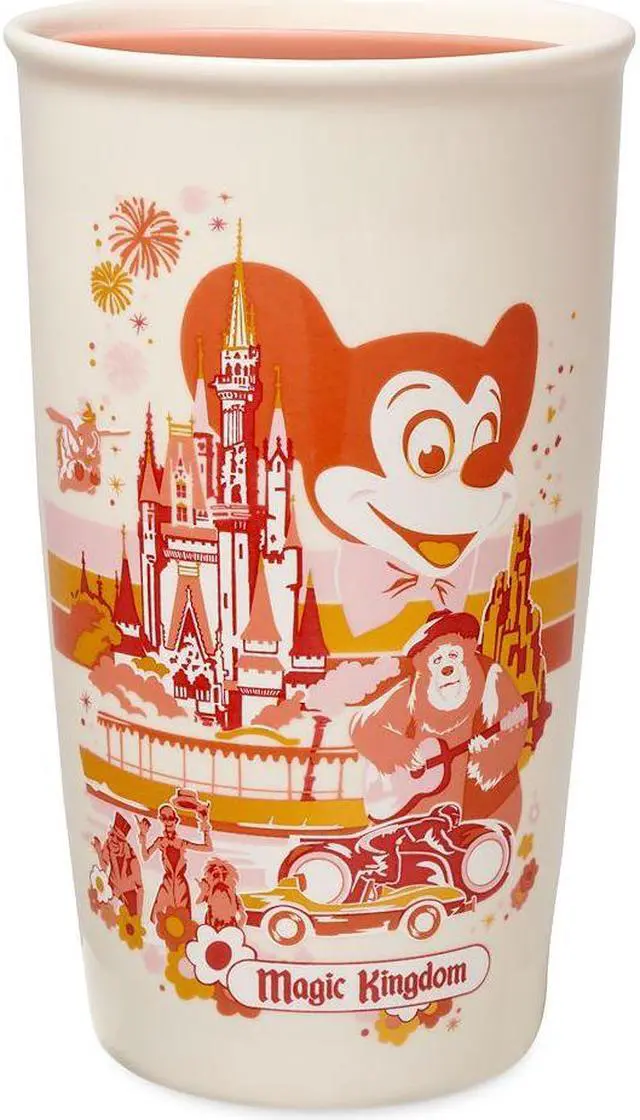Main image of Disney Parks Magic Kingdom Starbucks Ceramic Travel Tumbler