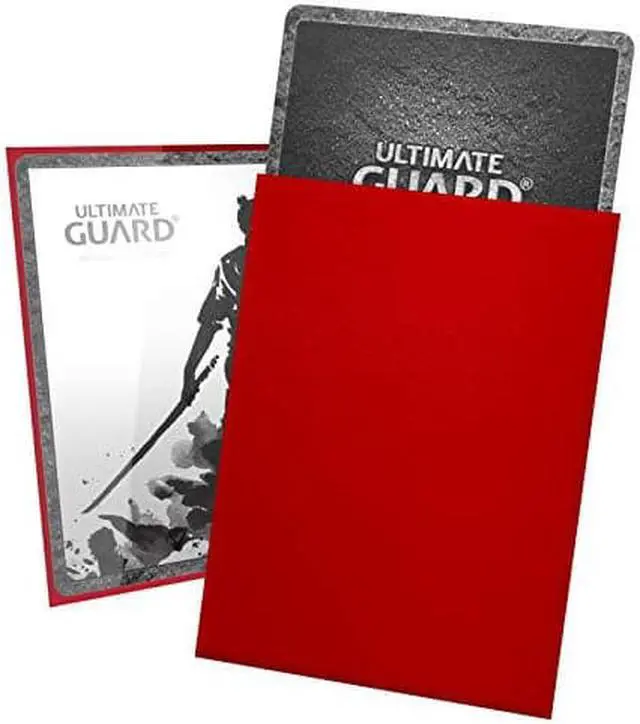 Alt view image 5 of 19 - Ultimate Guard Katana Sleeves Standard Size Red (100)