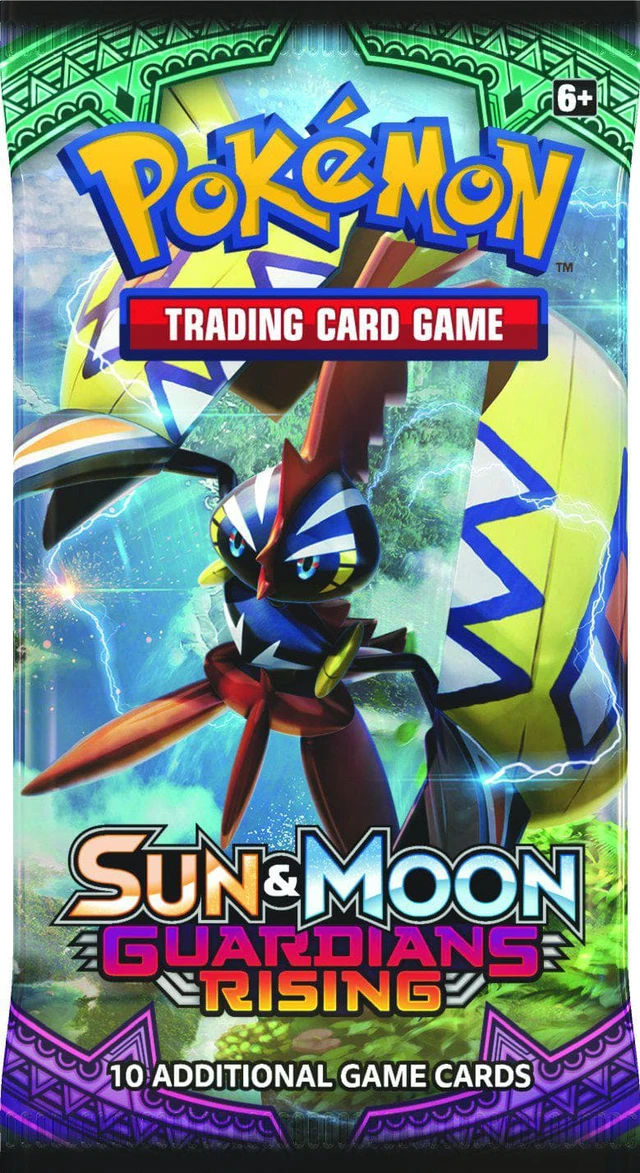 Alt view image 6 of 6 - Pokemon Sun & Moon: Guardians Rising Booster Pack