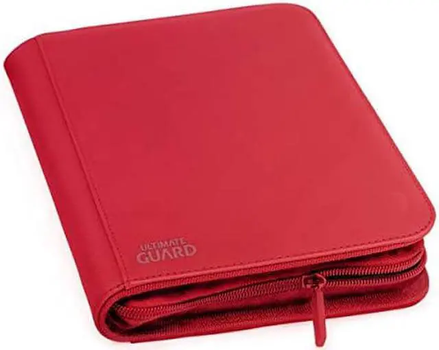 Alt view image 2 of 6 - ultimate guard 4 pocket zipfolio xenoskin deck case, red