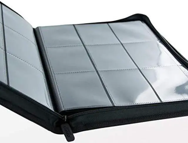 Alt view image 4 of 4 - Ultimate Guard 9 Pocket XenoSkin Zipfolio, Black