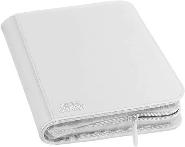 Alt view image 2 of 4 - Ultimate Guard 4 Pocket Zipfolio Xenoskin Deck Case, White