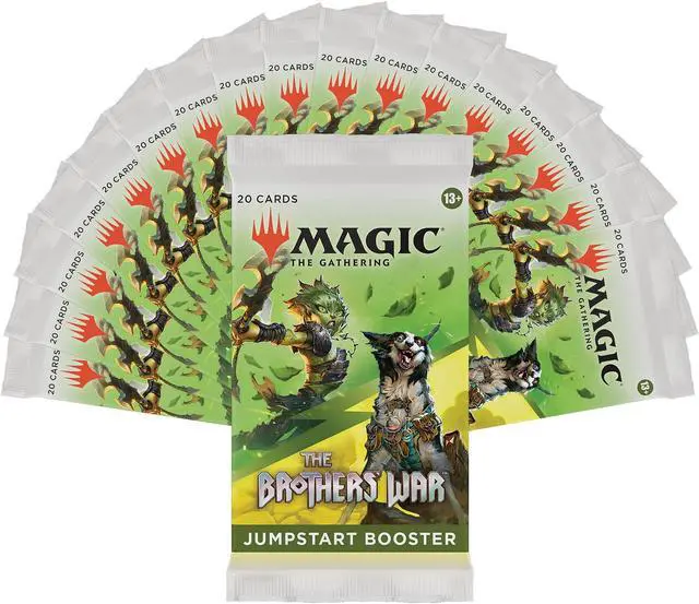 Alt view image 5 of 8 - Magic the Gathering The Brother's War Jumpstart Booster Box WOC D0310000001