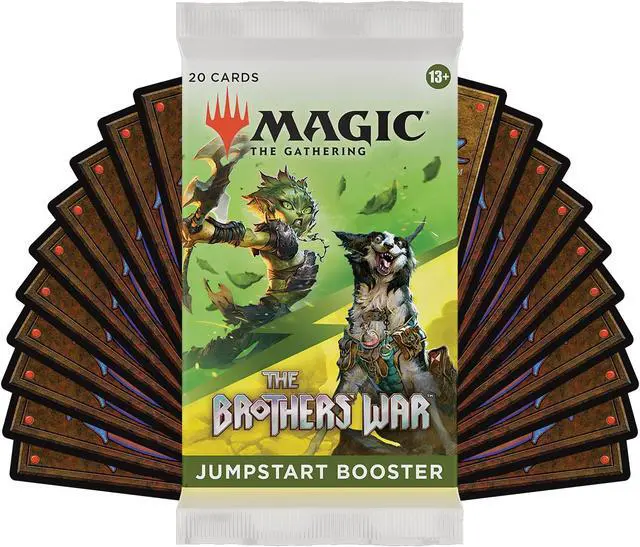 Alt view image 6 of 8 - Magic the Gathering The Brother's War Jumpstart Booster Box WOC D0310000001