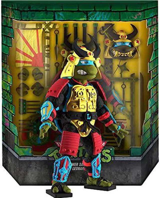 Alt view image 6 of 9 - TMNT Ultimates Leo The Sewer Samurai Teenage Mutant Ninja Turtles Wave 5 Figure 7" Super7