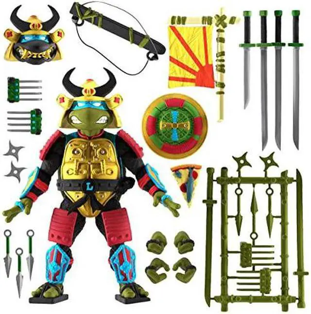 Alt view image 8 of 9 - TMNT Ultimates Leo The Sewer Samurai Teenage Mutant Ninja Turtles Wave 5 Figure 7" Super7
