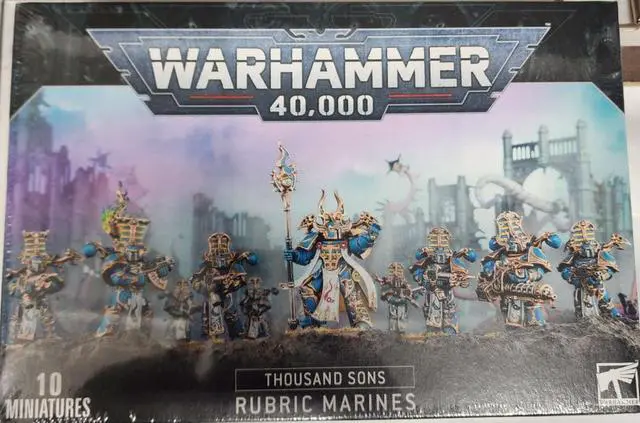 Alt view image 8 of 9 - Games Workshop Warhammer Rubric Marines Miniatures