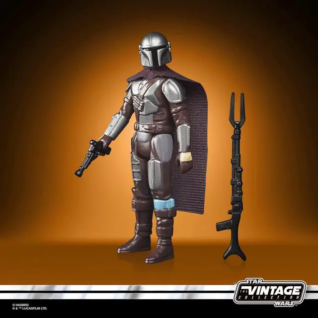 Alt view image 9 of 10 - Hasbro F4456 Star Wars The Retro Collection 3.75 inch The Mandalorian Collectible Figure