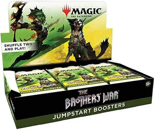 Alt view image 8 of 8 - Magic the Gathering The Brother's War Jumpstart Booster Box WOC D0310000001