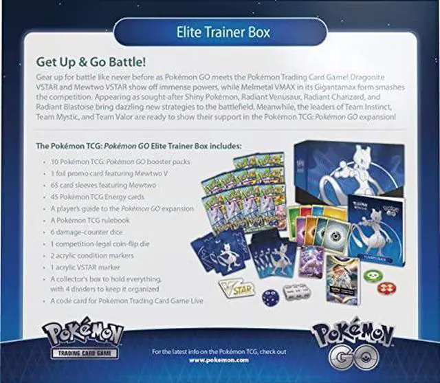 Alt view image 8 of 10 - Pokemon TCG: Pokemon GO Elite Trainer Box