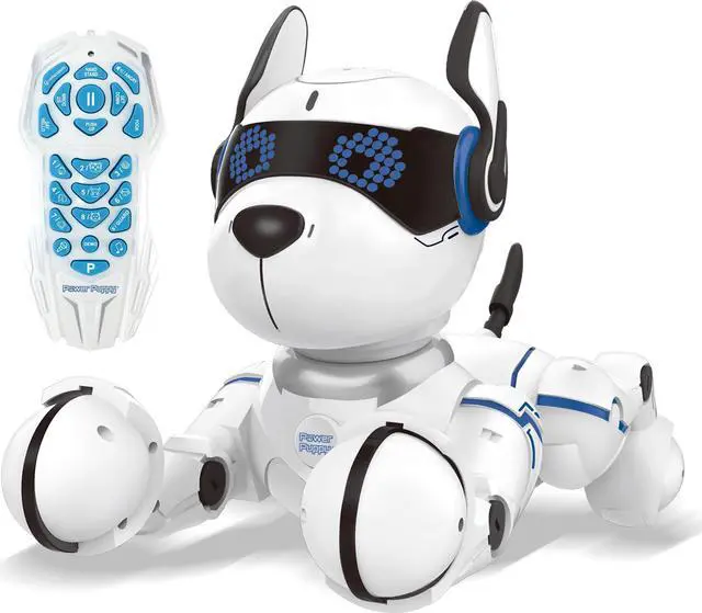 Main image of Lexibook - Power Puppy  My smart robotic dog with programming function, dance, walk, movements, touch sensors and animal imitation, incl. remote control