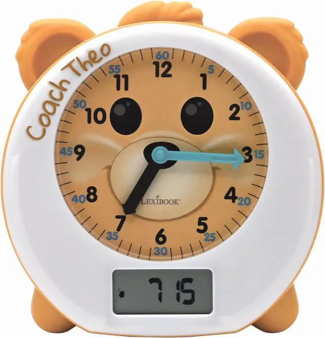 Main image of Lexibook  - THEO, My Sleep Trainer Educational Alarm Clock with story teller feature and lights  (EN version)
