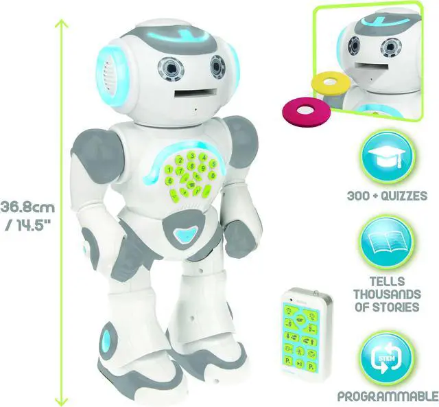 Alt view image 5 of 5 - Lexibook POWERMAN® MAX My Educational Robot with Story Maker incl remote control (English) - ROB80EN