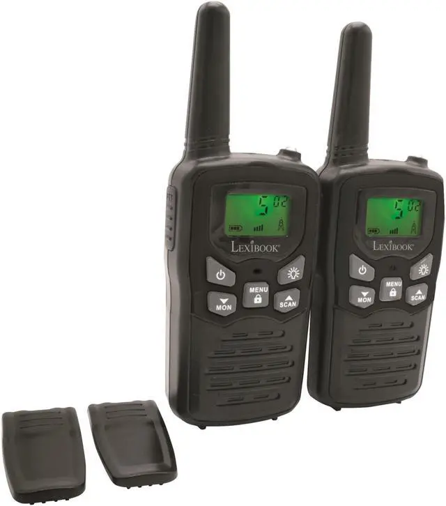 Alt view image 5 of 7 - Lexibook - Digital Walkie Talkies up to 5 miles, 8 channels