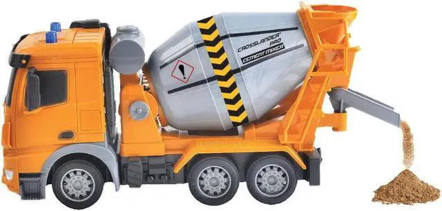 Alt view image 2 of 5 - Lexibook Crosslander PRO ® Radio controlled Cement mixer with light and sounds effects. - RCP15