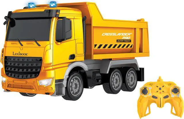 Main image of Lexibook Crosslander PRO ® Radio controlled Dump truck with light and sounds effects. - RCP10