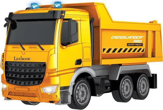 Alt view image 3 of 6 - Lexibook Crosslander PRO ® Radio controlled Dump truck with light and sounds effects. - RCP10