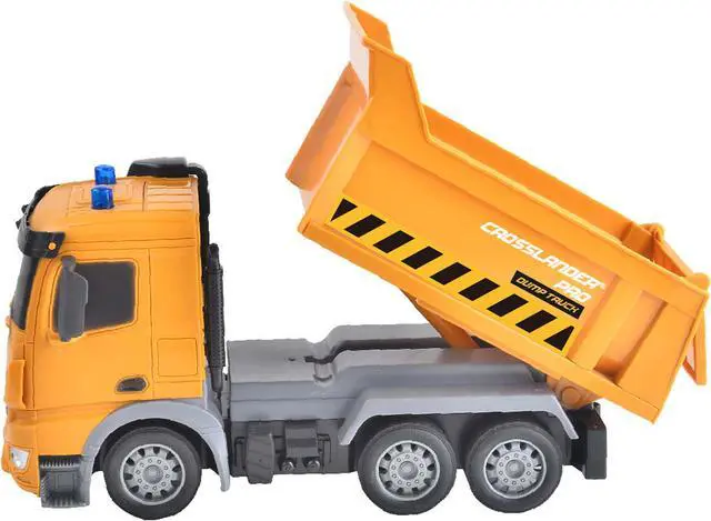 Alt view image 2 of 6 - Lexibook Crosslander PRO ® Radio controlled Dump truck with light and sounds effects. - RCP10