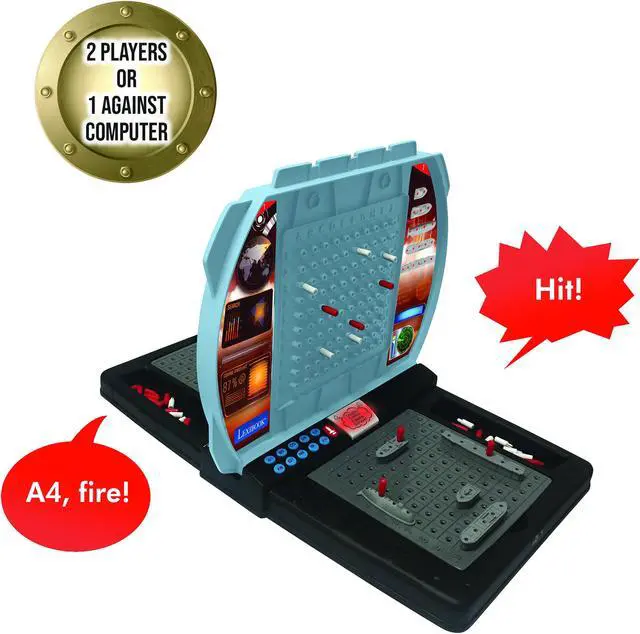 Alt view image 6 of 7 - Lexibook Electronic Talking Sea Battle Game with lights  1 to 2 players (FR/EN/ES/PT) - GT2800i1