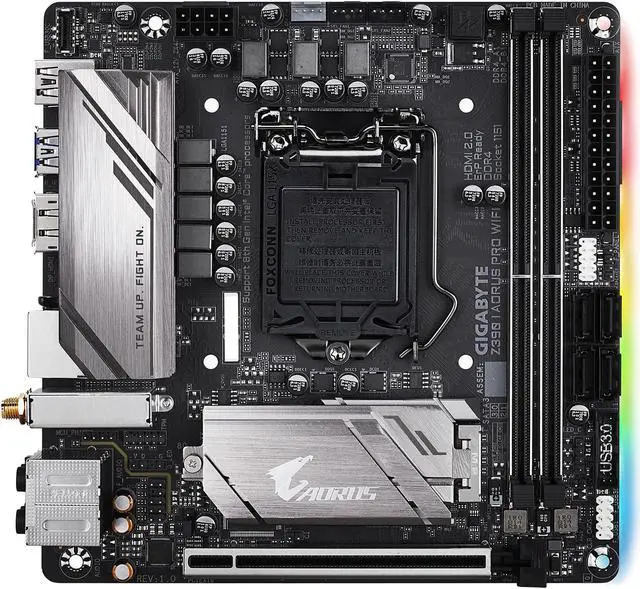 Main image of GIGABYTE Z390 I AORUS PRO WIFI LGA 1151 (300 Series) Mini ITX Intel Motherboard