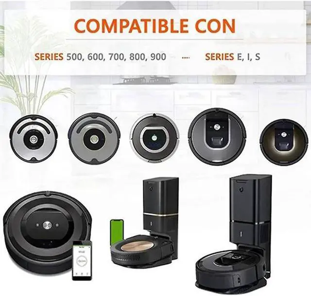 Alt view image 3 of 5 - 8pcs Tire Skin For Irobot Roomba Wheels Series 500 600 700 800 900