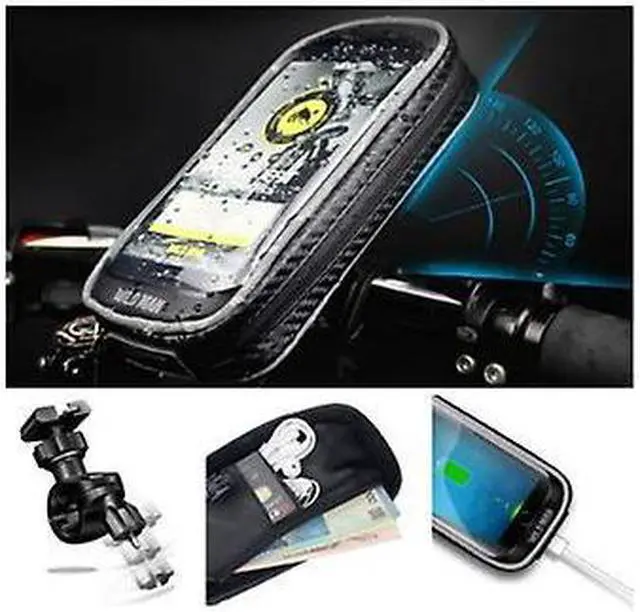 Alt view image 5 of 5 - ZXC0217 Waterproof Bicycle Phone Mount Bag