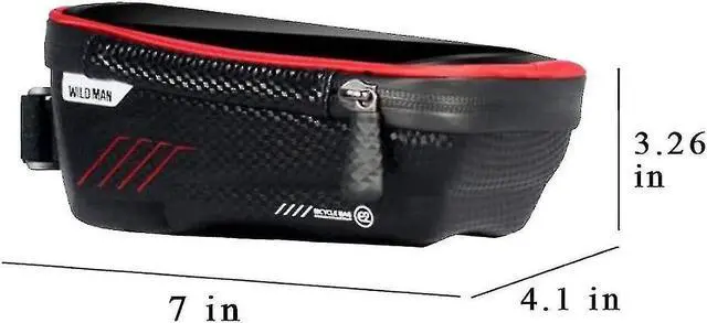 Alt view image 5 of 5 - C1129Y26 Waterproof Bicycle Frame Bag