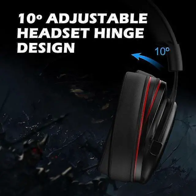 Alt view image 5 of 5 - E900 Pro Gaming Headset with 7.1 Surround Sound, Noise Cancelling Mic for PC, PS5, Xbox