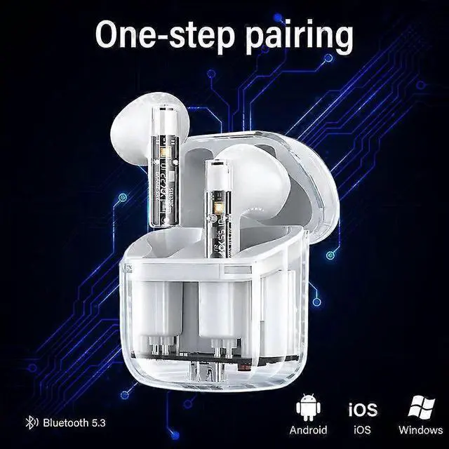 Alt view image 4 of 5 - Wireless Earbuds with Active Noise Canceling, 35H Playtime, IPX7 Waterproof, Bluetooth 5.3 for iPhone/Android