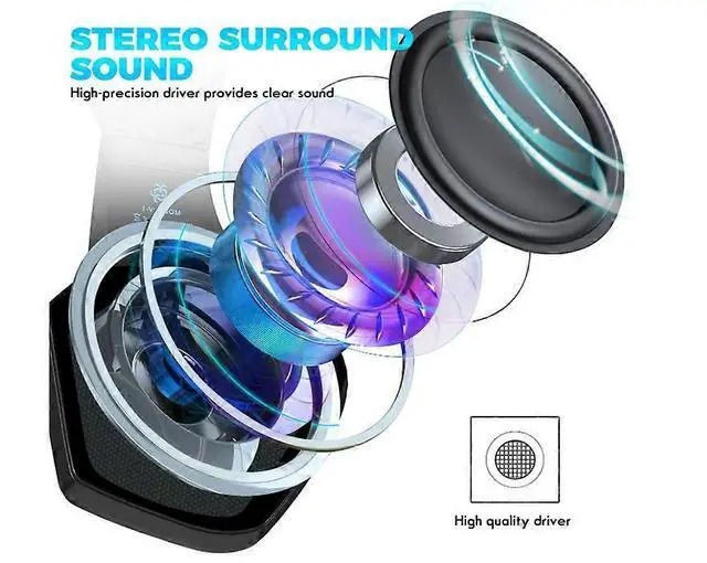 Alt view image 4 of 5 - Gaming Headset with Mic, Noise Canceling, 7.1 Surround Sound for PS5, Xbox, PC, Switch, Mobile