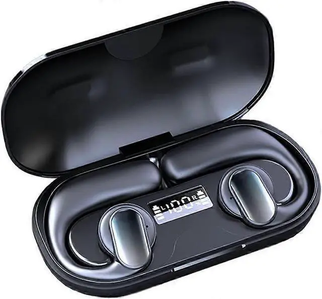 Main image of Wireless Bone Conduction Sports Headphones, HD Calls, IPX6 Waterproof, 10H Battery for Running (Black)