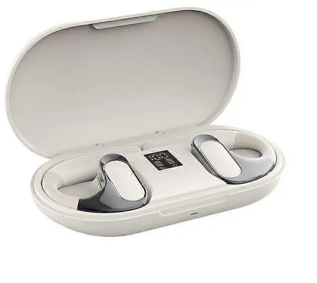 Main image of CHRONUS 360° Panoramic Sound Bluetooth Headphones - Waterproof, 54H Battery, Noise Reduction, White