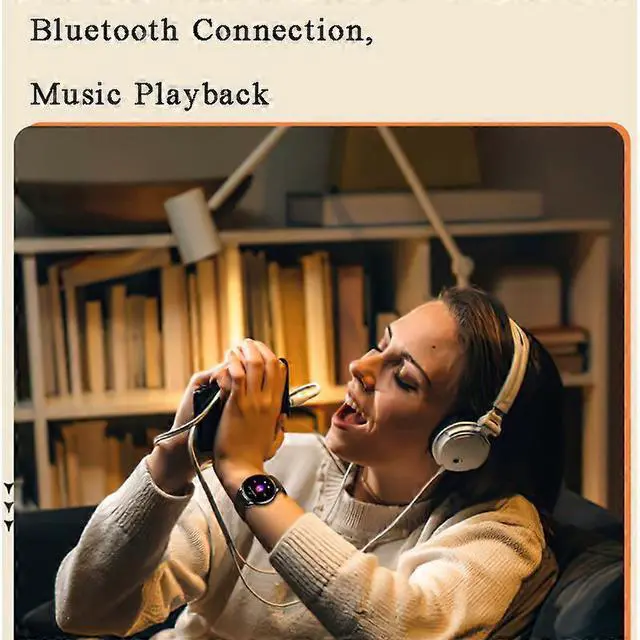 Alt view image 5 of 5 - Ecocleanpath Smartwatch for Women: 1.32" AMOLED, Bluetooth Calling, Health Tracking, Pink Round Design