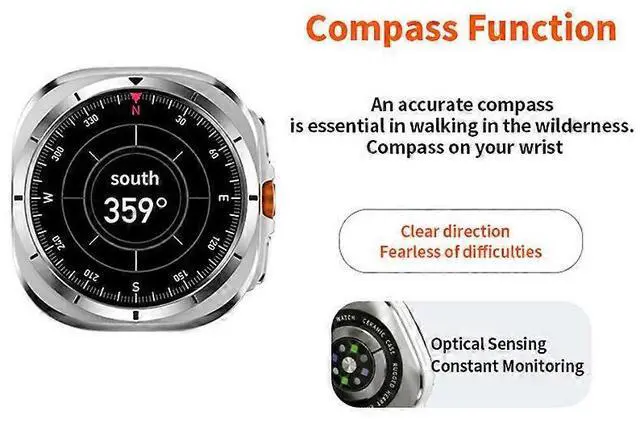 Alt view image 2 of 5 - Ecocleanpath Smartwatch with Bluetooth Calling, Heart Rate & Blood Pressure Monitor, 100+ Sport Modes, White