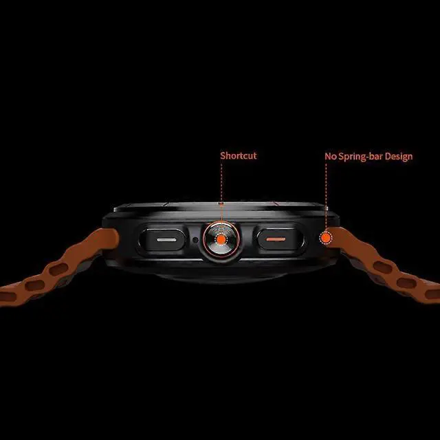 Alt view image 4 of 5 - Ecocleanpath Smartwatch with Bluetooth Calling, Heart Rate & Blood Pressure Monitor, 100+ Sport Modes, White