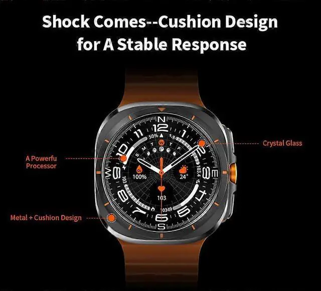 Alt view image 5 of 5 - Ecocleanpath Smartwatch with Bluetooth Calling, Heart Rate & Blood Pressure Monitor, 100+ Sport Modes, White