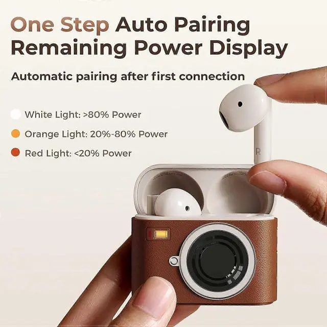 Alt view image 4 of 5 - Wireless Earbuds Bluetooth 5.3, 30H Playtime, IPX4 Waterproof, HiFi Stereo with Noise Cancelling Mic