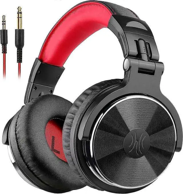 Main image of Wired Studio Headphones with 50mm Bass Driver, Foldable Design & Mic for Recording, Podcast, PC